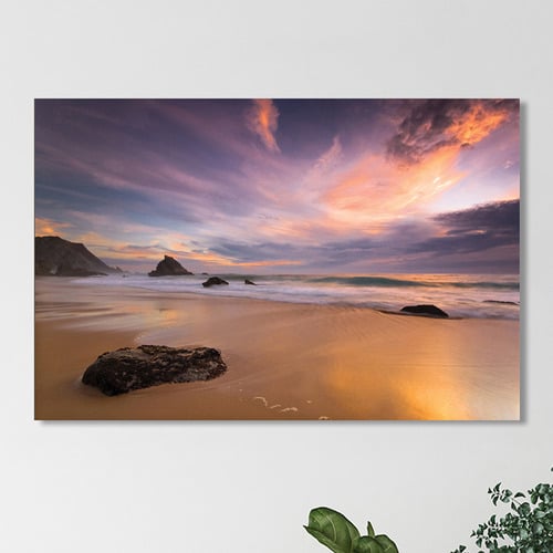 Portugese Sunset I Canvas Wall Art