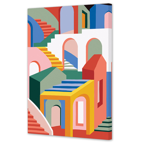 Maze Canvas Wall Art