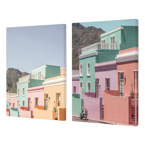 2 Piece Pastel Domain Canvas Wall Art Set