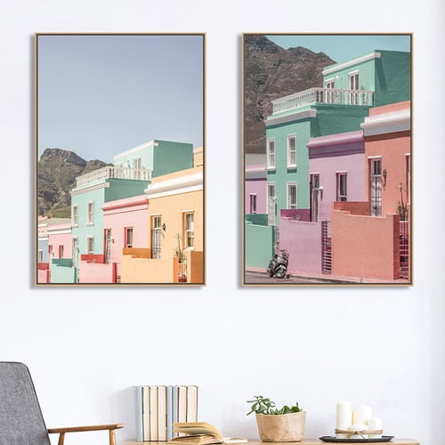 2 Piece Pastel Domain Canvas Wall Art Set