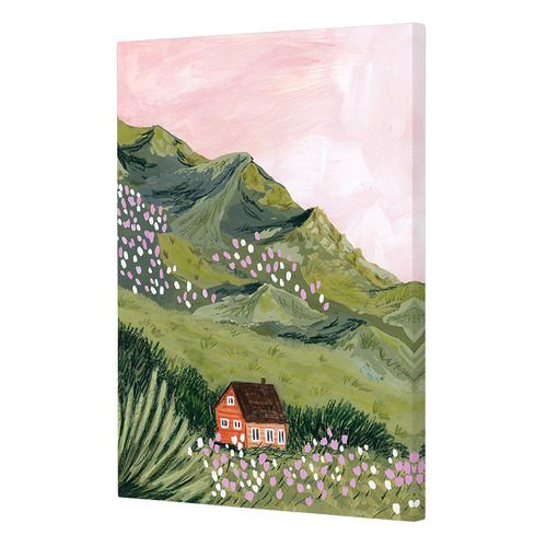 Mountain Abode Canvas Wall Art