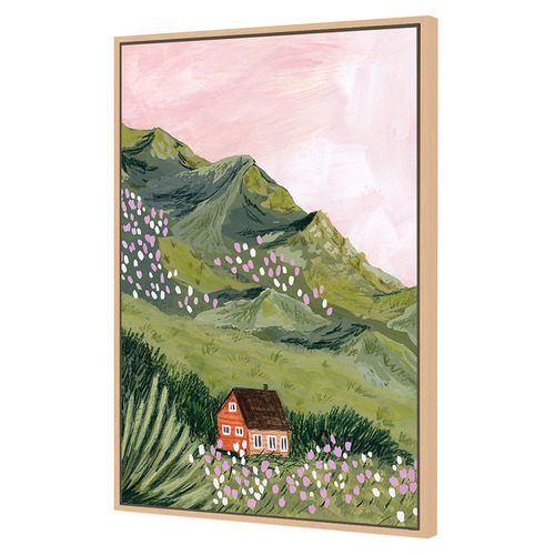 Mountain Abode Canvas Wall Art