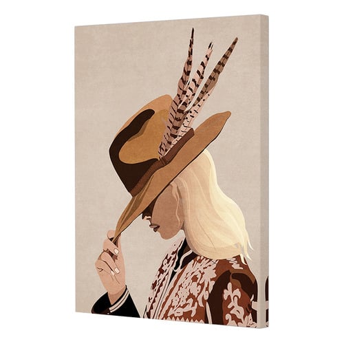 Feathered Elegance Canvas Wall Art
