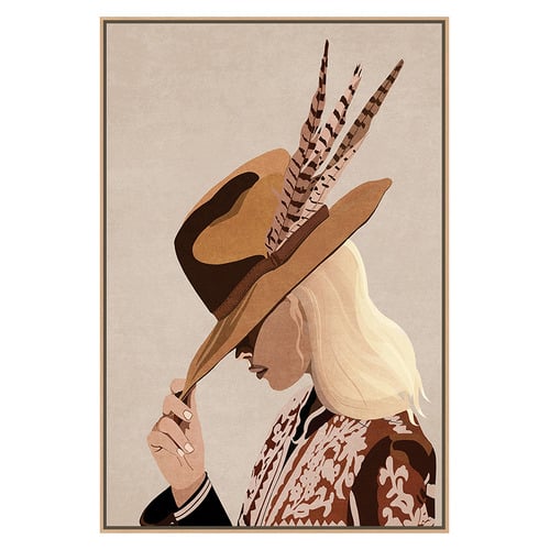 Feathered Elegance Canvas Wall Art