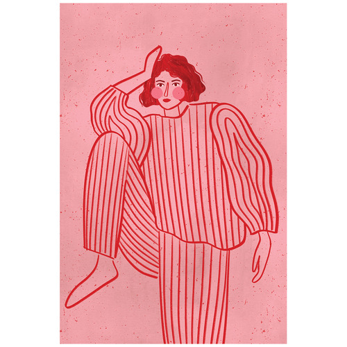 Stripy PJs Canvas Wall Art