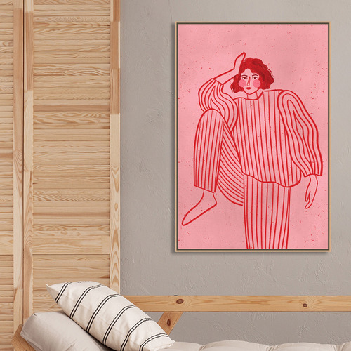 Stripy PJs Canvas Wall Art