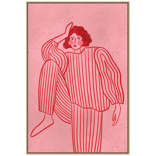 Stripy PJs Canvas Wall Art
