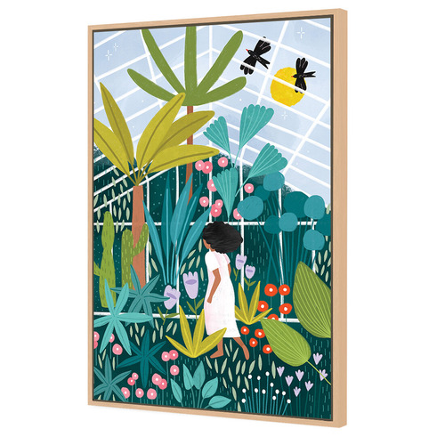 In the Greenhouse Canvas Wall Art