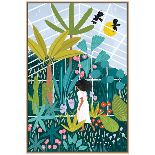 In the Greenhouse Canvas Wall Art