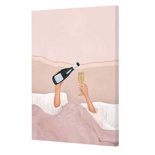Morning Champers Canvas Wall Art
