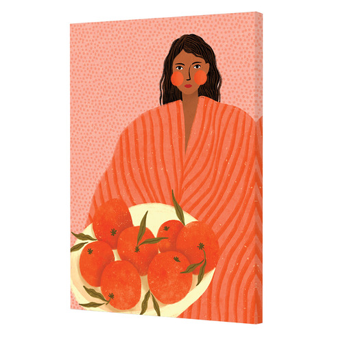 Cheeky Oranges Canvas Wall Art