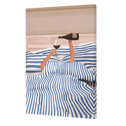 Morning Red Wine Canvas Wall Art