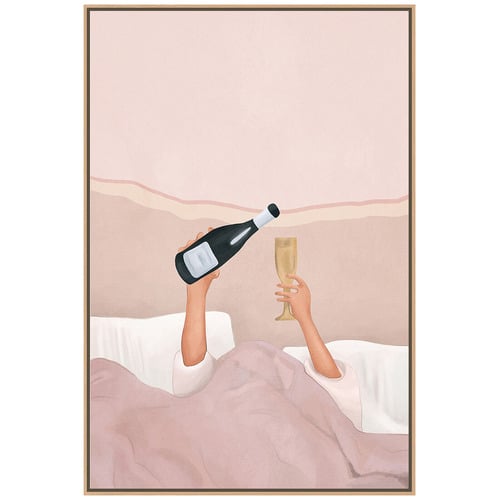Morning Champers Canvas Wall Art