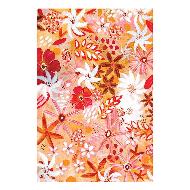 Red Enchanted Garden I Canvas Wall Art
