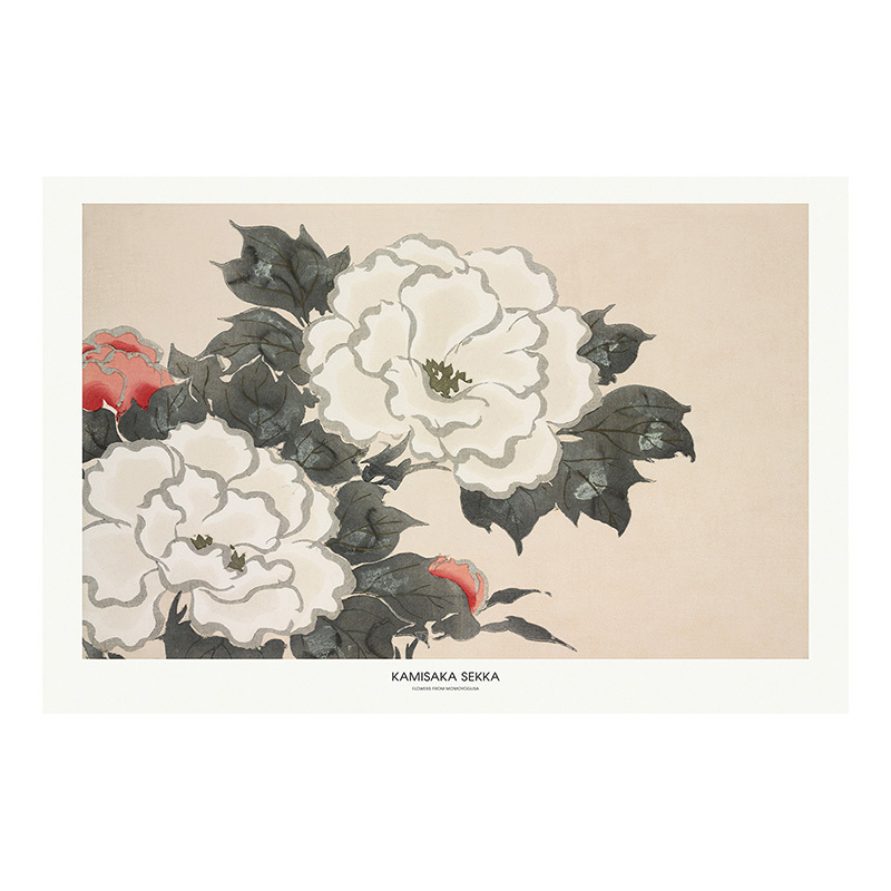 Flowers from Momoyogusa Canvas Wall Art
