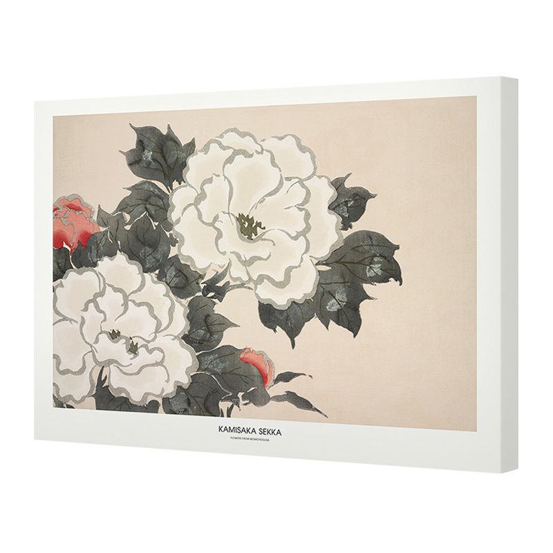 Flowers from Momoyogusa Canvas Wall Art