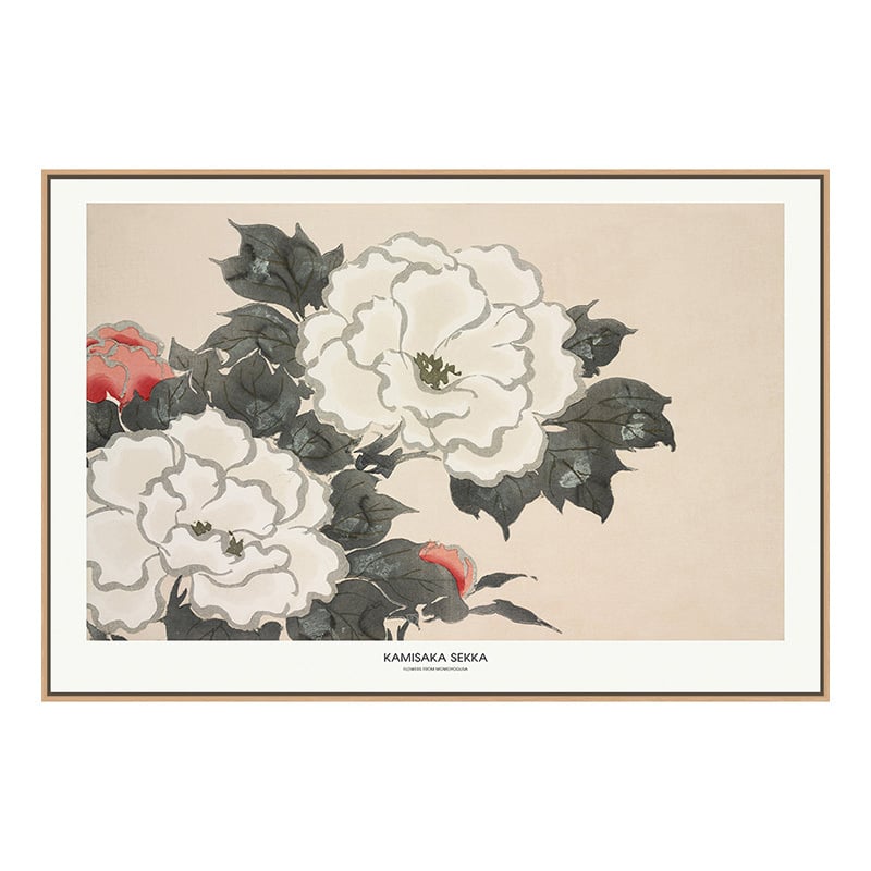 Flowers from Momoyogusa Canvas Wall Art