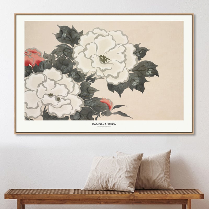 Flowers from Momoyogusa Canvas Wall Art