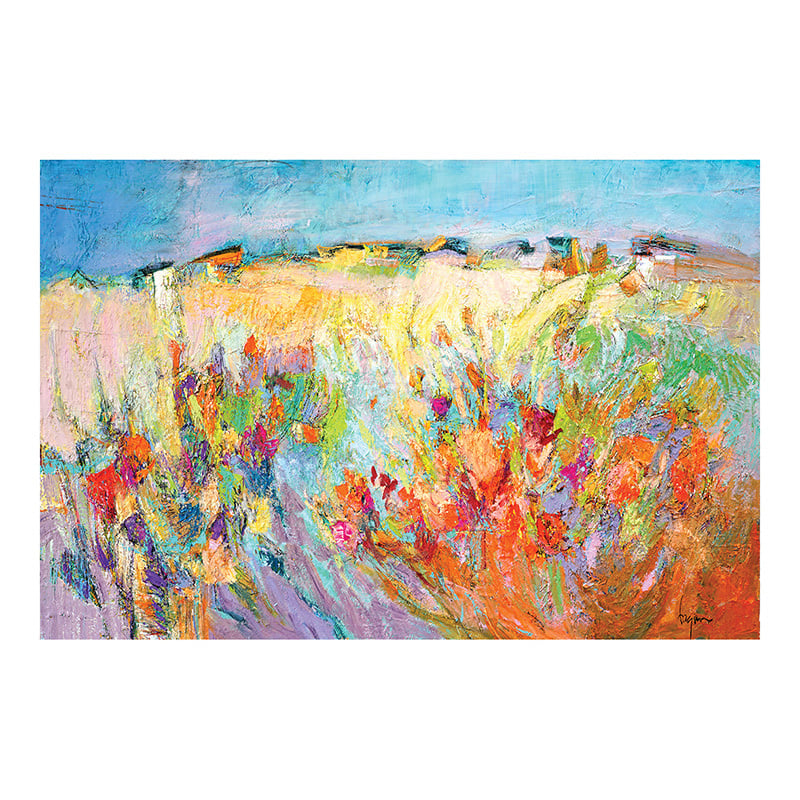 Blossoming with Vibrance Canvas Wall Art