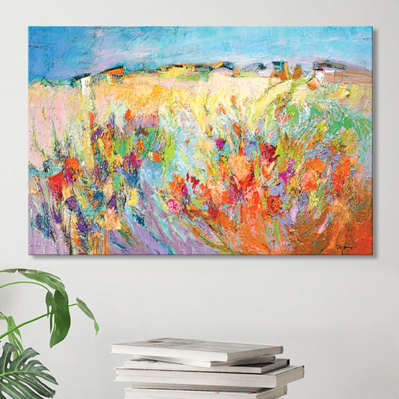 Blossoming with Vibrance Canvas Wall Art