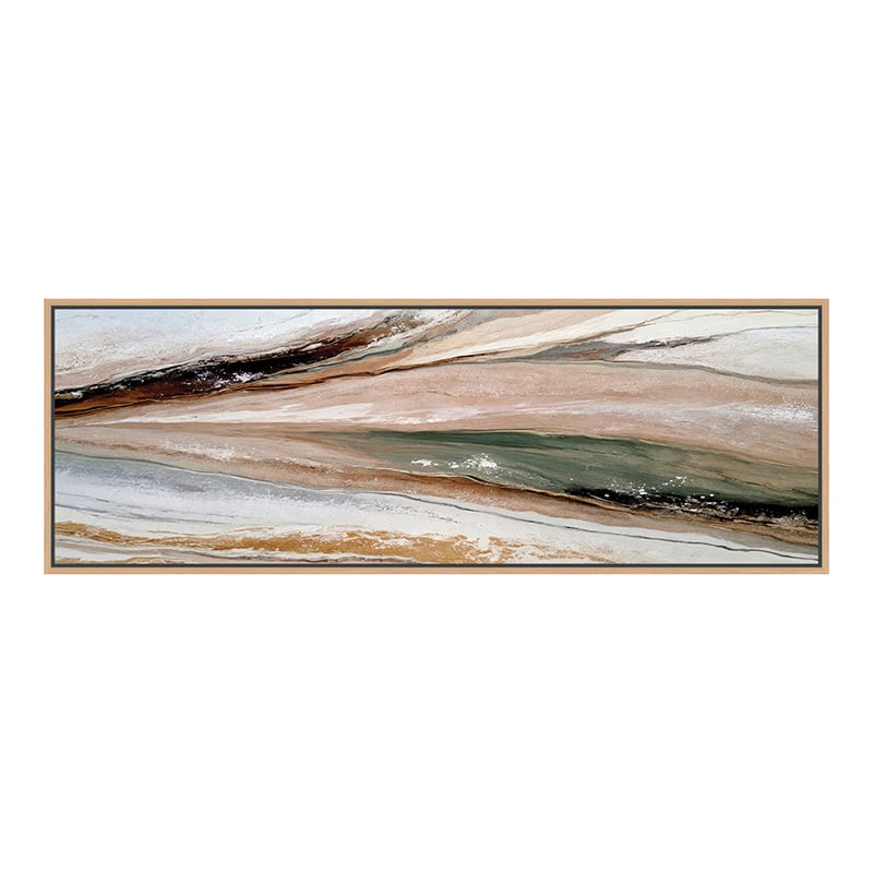 Organic Mineral Flow II Canvas Wall Art