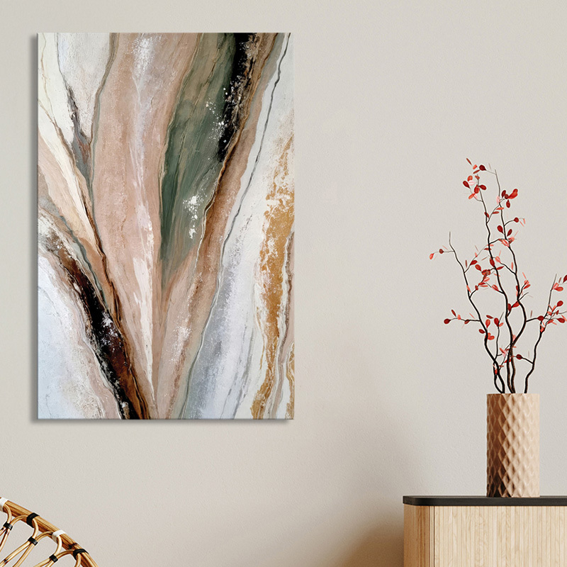 Organic Mineral Flow I Canvas Wall Art