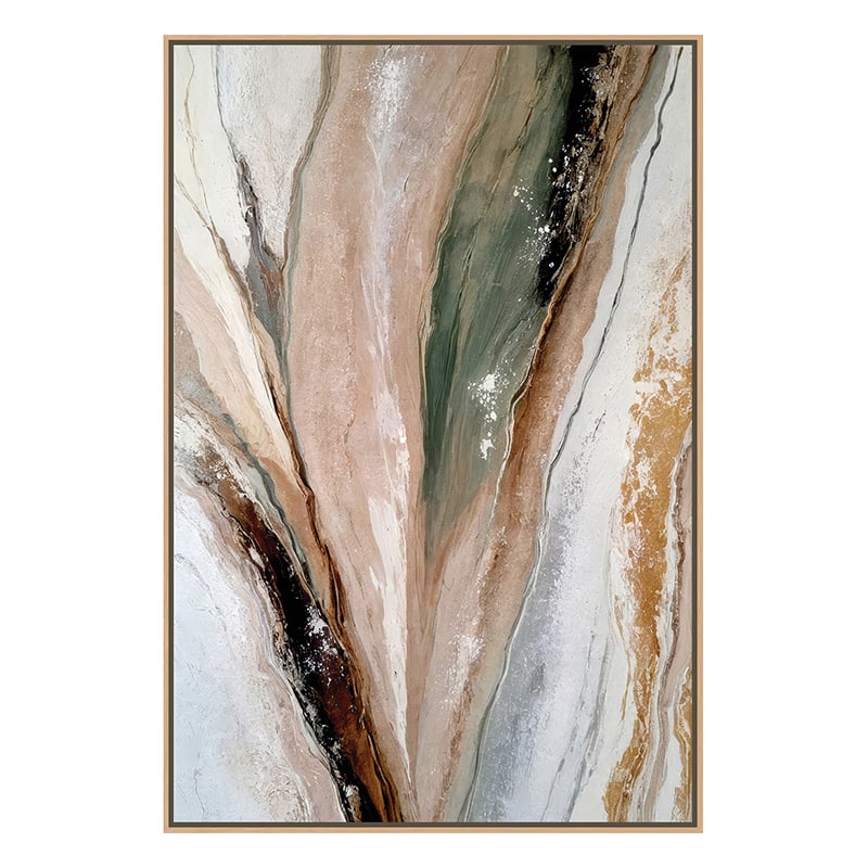 Organic Mineral Flow I Canvas Wall Art