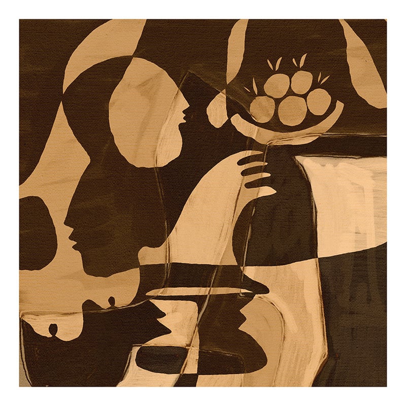 Brown Essence Canvas Wall Art