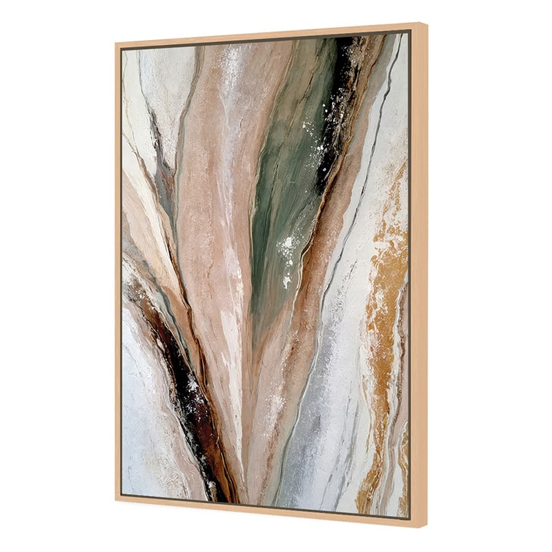Organic Mineral Flow I Canvas Wall Art