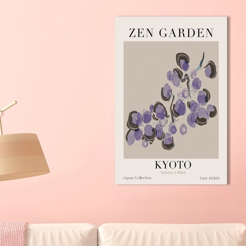 Serene Blossomscape Canvas Wall Art