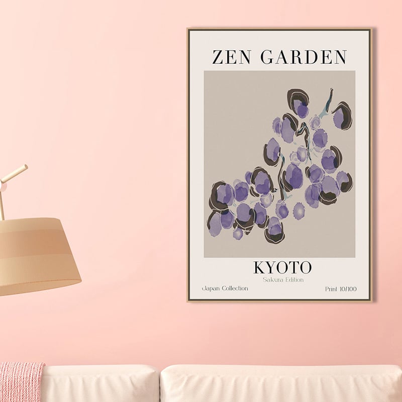 Serene Blossomscape Canvas Wall Art