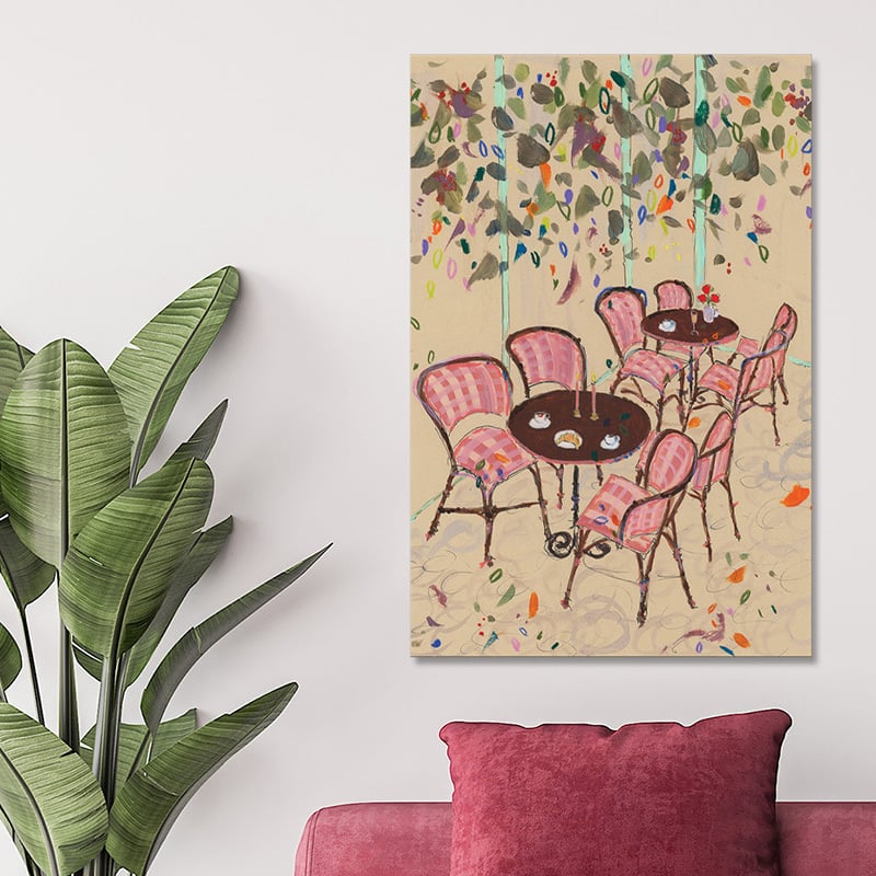 Paris Bistro Vibes Canvas Wall Art