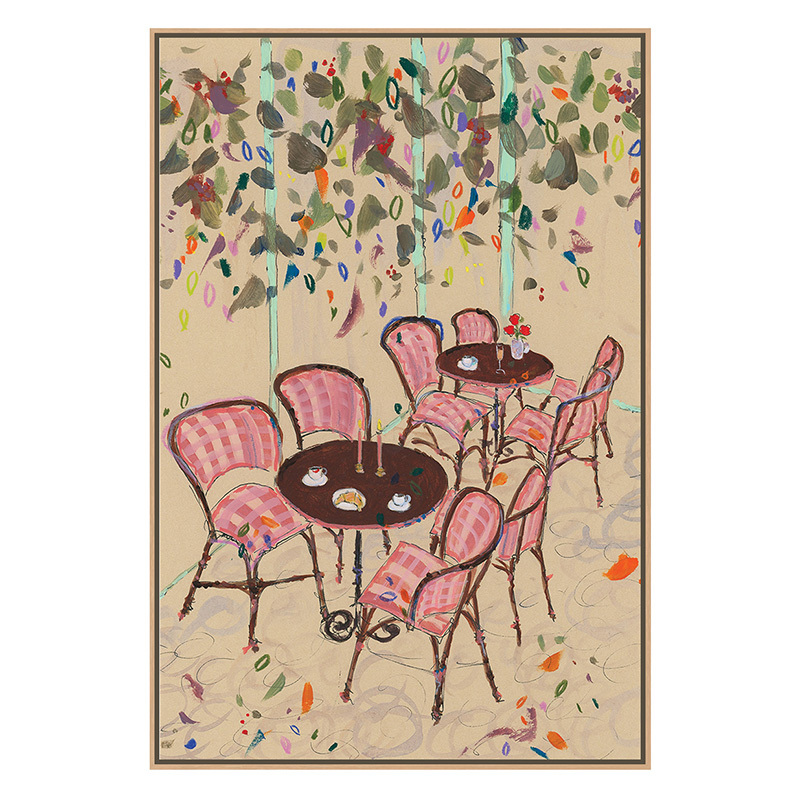 Paris Bistro Vibes Canvas Wall Art
