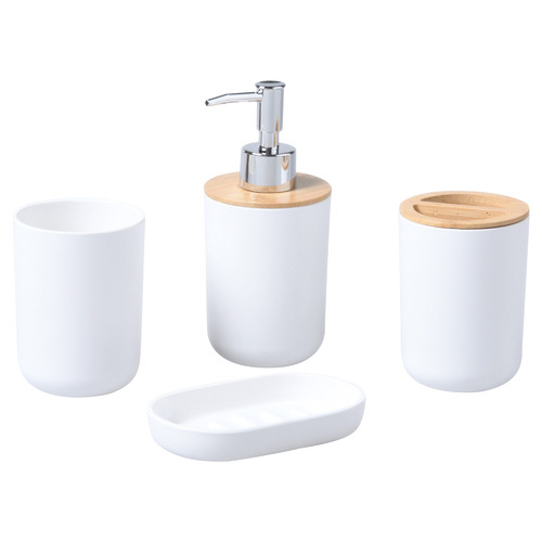 4 Piece Bamboo Bathroom Vanity Set