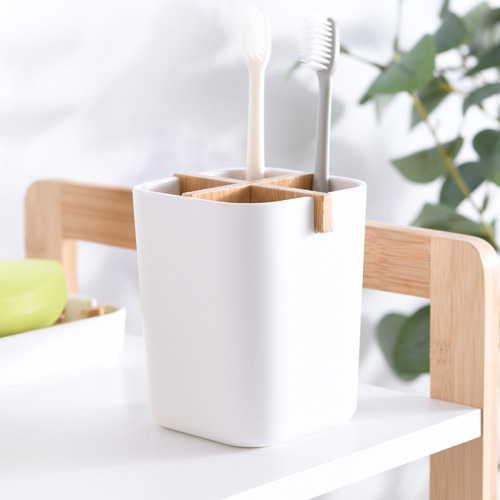 Takara Bamboo Toothbrush Holder | Temple & Webster