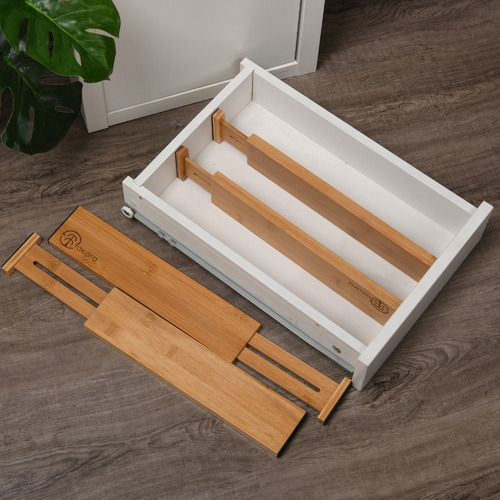 Moso Bamboo Expandable Drawer Dividers