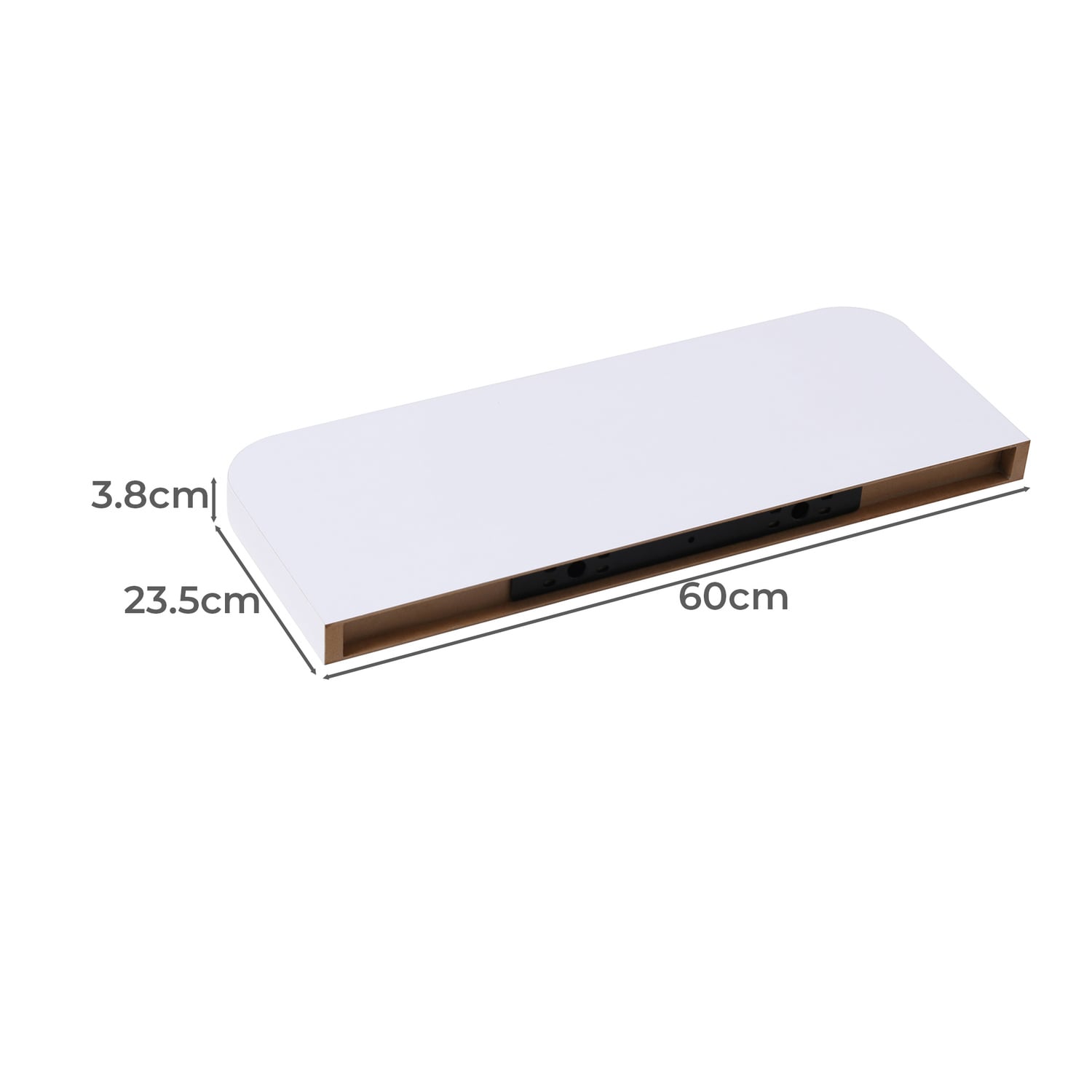 Damien Curved Floating Shelves