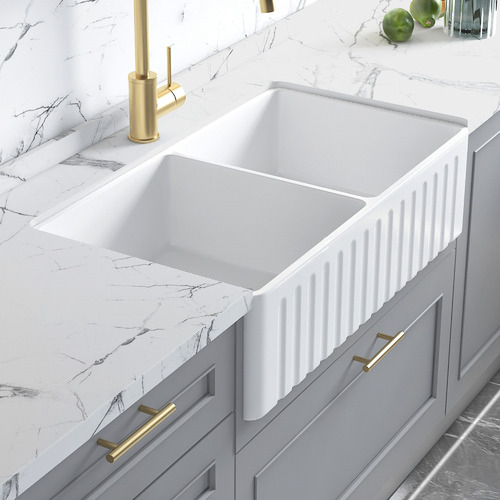 OttiAustralia Boston Ceramic Double Butler Sink The Build by Temple & ster