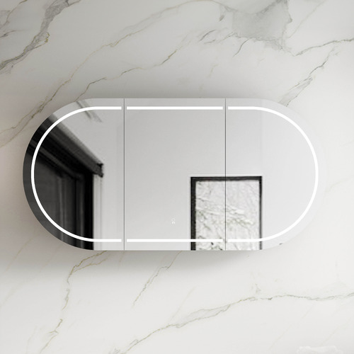 Bondi 180mm LED Mirrored Shaving Cabinet