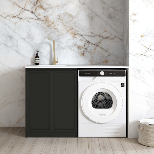 Hampshire Laundry Cabinet with 1300mm Extended Countertop & Sink