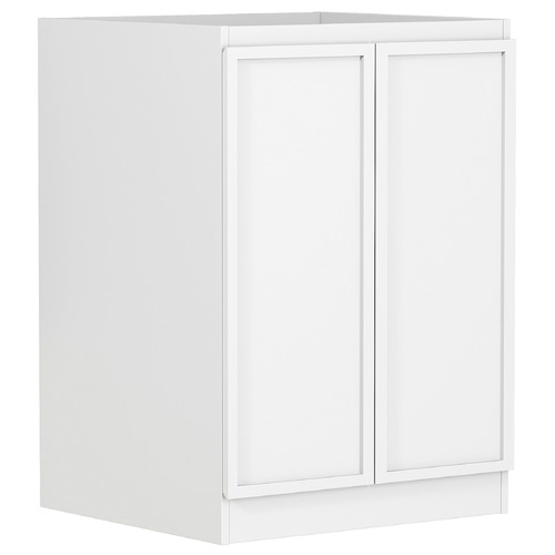 Hampshire Matte White Laundry Cabinet with 1300mm Extended Countertop & Sink