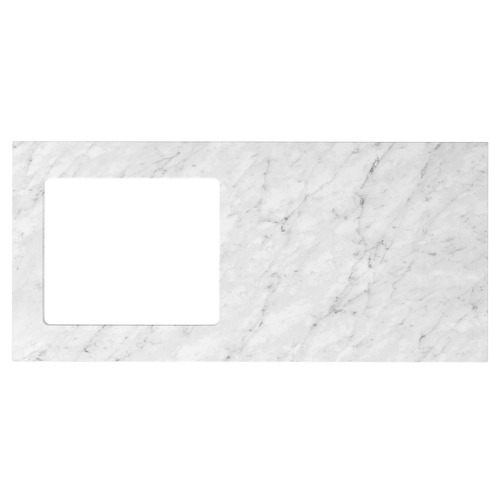 Byron Natural Oak Laundry Cabinet with 1300mm Extended Carrara Countertop & Sink