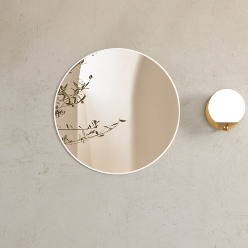 London-Round-Framed-Mirror