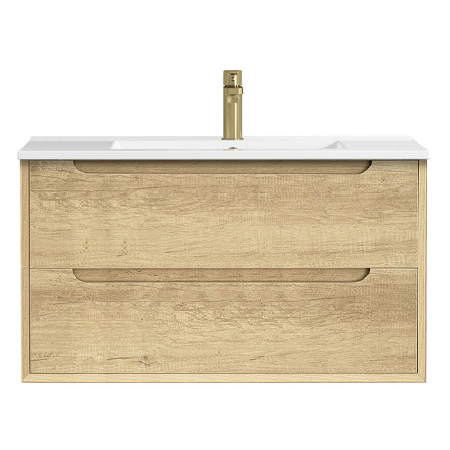 Byron 2 Drawer Ceramic Wall Hung Vanity