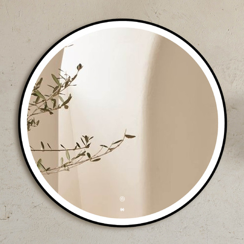 Bondi 800mm Round Metal LED Bathroom Mirror