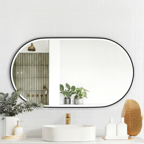 Noosa Oval Metal LED Bathroom Mirror