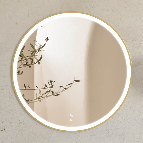 Bondi 800mm Round Metal LED Bathroom Mirror