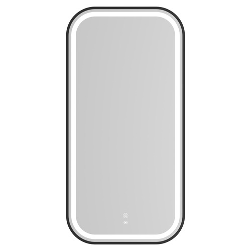Newport 900 x 450mm Rectangle Metal LED Bathroom Mirror