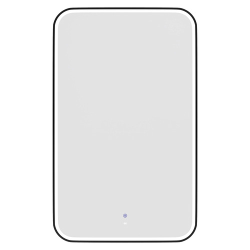 Newport 900 x 600mm Rectangle Metal LED Bathroom Mirror