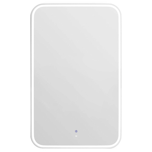 Newport 900 x 600mm Rectangle Metal LED Bathroom Mirror